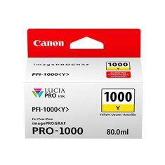 Canon PFI-1000Y Cartucho de Tinta Amarillo para imagePROGRAF PRO-1000 Canon PFI-1000Y Cartucho de Tinta Amarillo para imagePROGRAF PRO-1000