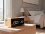 Q-connect Reloj Digital Sobremesa con Temperatura y 3 Alarmas 150x45x70mm