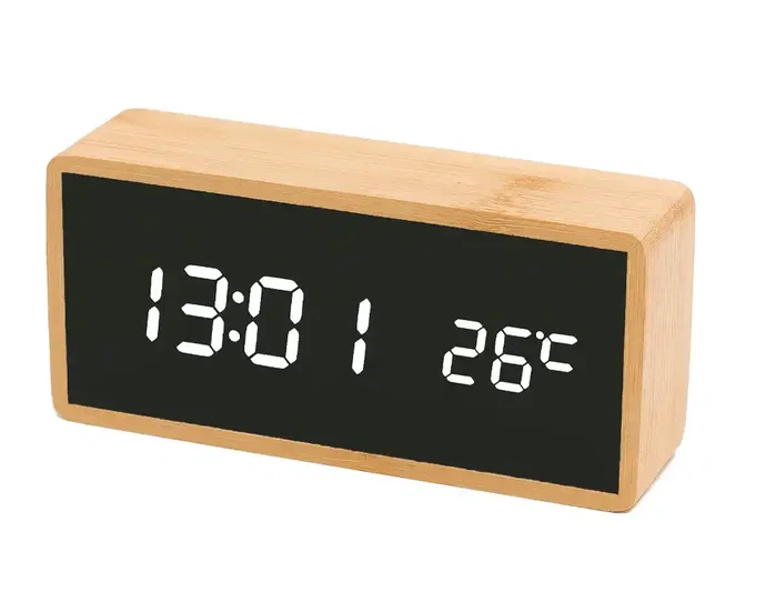 Q-connect Reloj Digital Sobremesa con Temperatura y 3 Alarmas 150x45x70mm Q-connect Reloj Digital Sobremesa con Temperatura y 3 Alarmas 150x45x70mm