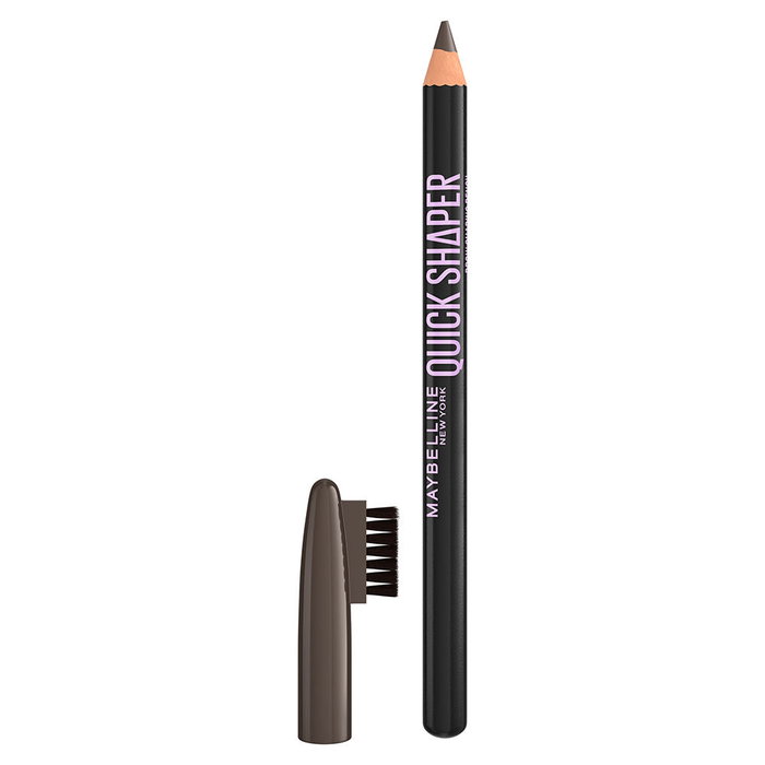 Maybelline Quick Shaper Lápiz de Cejas #05 Deep Brown con Cepillo Difuminador - 1 unidad
