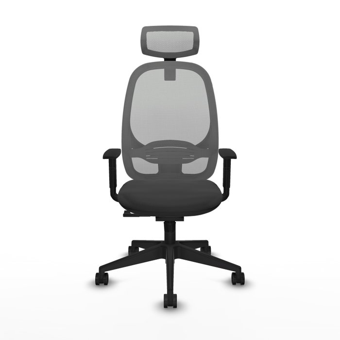 PIQUERAS Y CRESPO Silla de oficina Cilanco con mecanismo Sincro, Gris