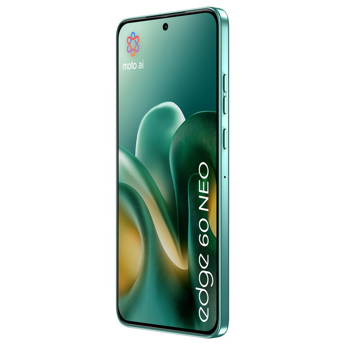 Motorola Edge 60 Neo - Smartphone 5G 256GB/12GB RAM, Pantalla P-OLED 6.36" 120Hz, Cámara Triple 50MP Sony LYTIA, Batería 5000 mAh, Android 15, Color Turquesa PANTONE Frostbite Motorola Edge 60 Neo - Smartphone 5G 256GB/12GB RAM, Pantalla P-OLED 6.36" 120Hz, Cámara Triple 50MP Sony LYTIA, Batería 5000 mAh, Android 15, Color Turquesa PANTONE Frostbite