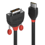 Lindy 36274 Cable Adaptador HDMI tipo A (Estándar) a DVI-D de 5 m, Negro