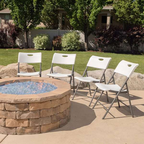 Lifetime Silla plegable pack de 4 50x58x83 cm