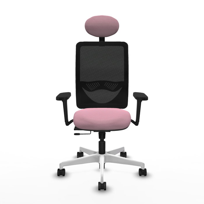 PIQUERAS Y CRESPO Silla de oficina Zulema Rosa con mecanismo Sincro/Traslack PIQUERAS Y CRESPO Silla de oficina Zulema Rosa con mecanismo Sincro/Traslack