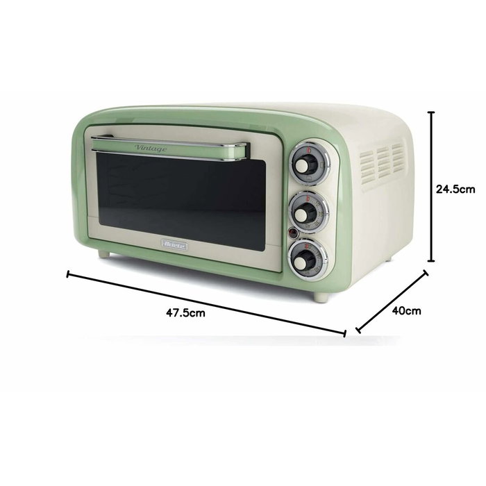 Ariete Mini Horno Vintage 18 Litros Verde