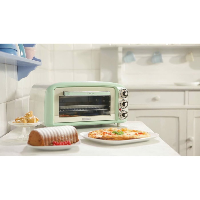 Ariete Mini Horno Vintage 18 Litros Verde