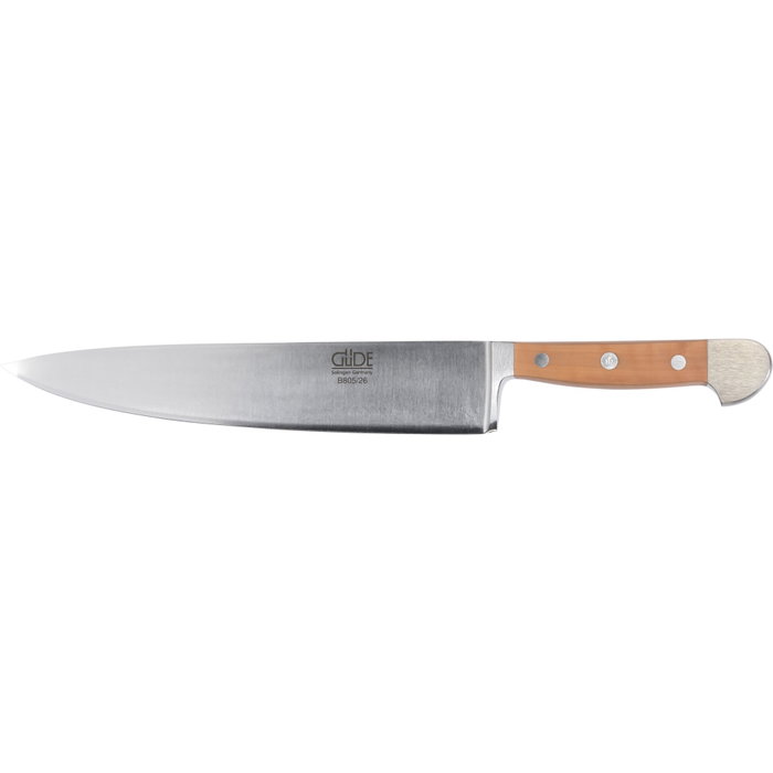 Güde Alpha Cuchillo de Chef 26 cm Madera de Peral el mango de madera de peral.