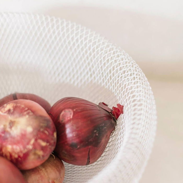 Confortime Cesta Frutero Metal 29.4 cm Ancho x 13.8 cm Alto x 29.6 cm Largo (6 Unidades)