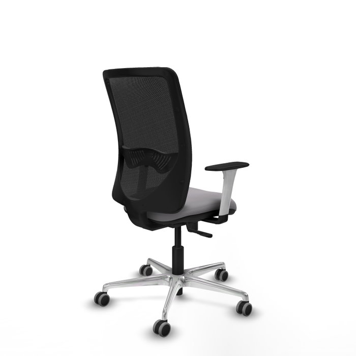 PIQUERAS Y CRESPO Silla de oficina Zulema Gris y Negro con mecanismo Sincro