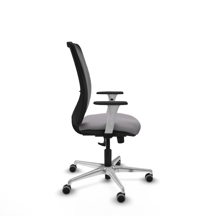 PIQUERAS Y CRESPO Silla de oficina Zulema Gris y Negro con mecanismo Sincro