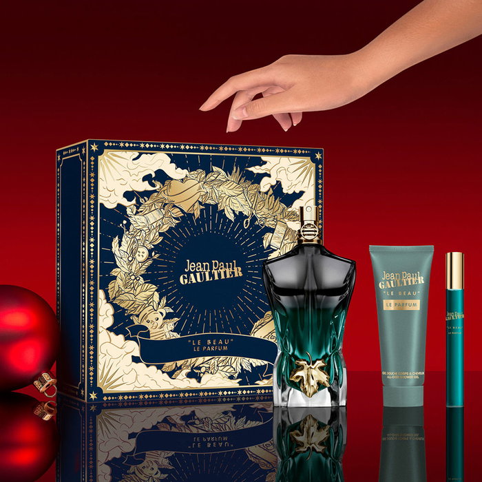Jean Paul Gaultier Le Beau Set de 3 piezas con Eau de Toilette, Gel de Ducha y Vaporizador de 10 ml