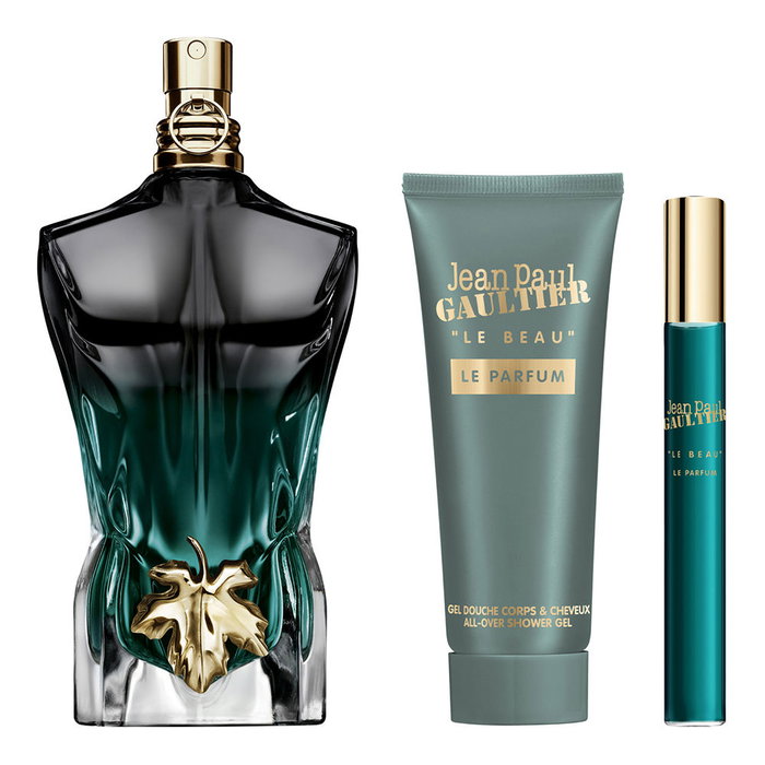 Jean Paul Gaultier Le Beau Set de 3 piezas con Eau de Toilette, Gel de Ducha y Vaporizador de 10 ml