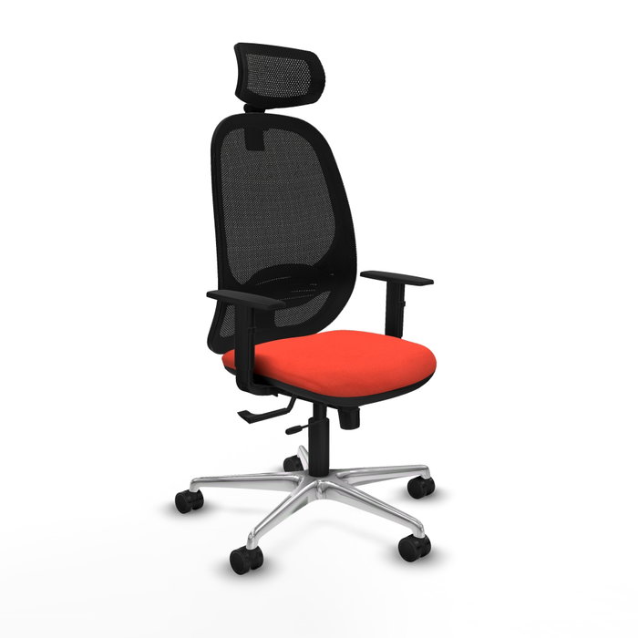 PIQUERAS Y CRESPO Silla de oficina Cilanco Naranja oscuro/Negro PIQUERAS Y CRESPO Silla de oficina Cilanco Naranja oscuro/Negro