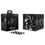 be quiet! Pure Wings 3 120mm PWM (Pack de 3) Negro