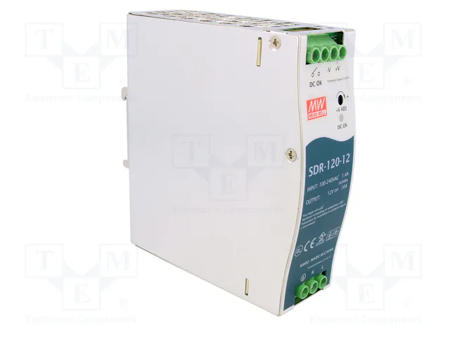 MEAN WELL SDR-120-12 120W 12VDC