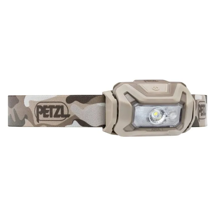 Petzl Linterna frontal ARIA 1 RGB 375 lúmenes 70 m alcance 110 h autonomía 3 pilas AAA