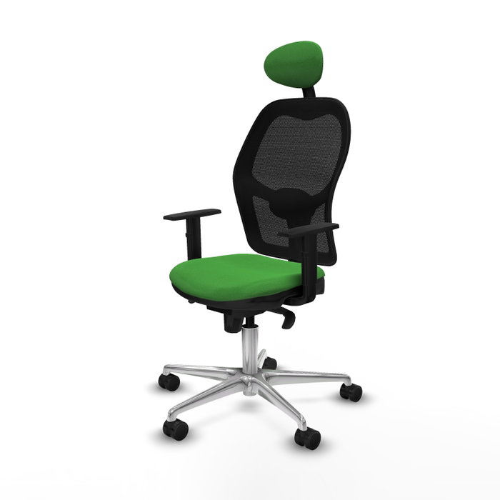 PIQUERAS Y CRESPO Silla de oficina Jorquera Verde y Negro