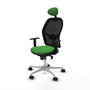 PIQUERAS Y CRESPO Silla de oficina Jorquera Verde y Negro