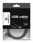 Gembird Cable de Extensión USB 2.0 de 1,8 m Tipo A-A Negro