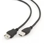 Gembird Cable de Extensión USB 2.0 de 1,8 m Tipo A-A Negro