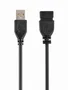 Gembird Cable de Extensión USB 2.0 de 1,8 m Tipo A-A Negro