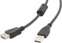 GEMBIRD Cable de Extensión USB 2.0 A/A 1,8m Negro CCP-USB2-AMAF-6