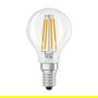 OSRAM LED Classic Filament P 3.4W E14 Transparente - Equivalente 40W, Luz Blanco Cálido 2700K, 470 Lúmenes, Forma A