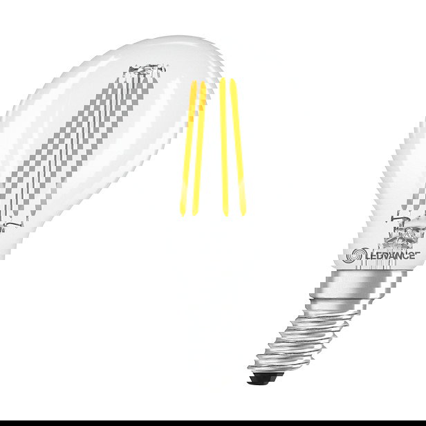 OSRAM LED Classic Filament P 3.4W E14 Transparente - Equivalente 40W, Luz Blanco Cálido 2700K, 470 Lúmenes, Forma A