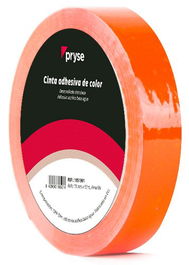 Cinta Adhesiva Pryse Opp 19X63 Naranja (Set de 6)