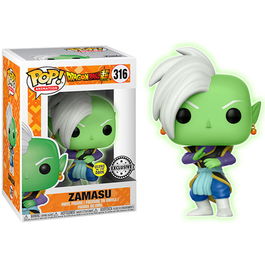 Funko Pop Dragon Ball Super Zamasu Figura de Vinilo que Brilla en la Oscuridad