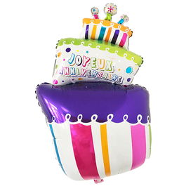 Party Time Globo Tarta Cumpleaños 103 CM