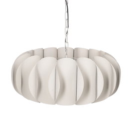 Ixia Lámpara de Techo Blanco de Metal 61 x 61 x 27 cm
