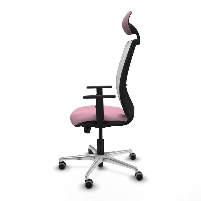 PIQUERAS Y CRESPO Silla de oficina Zulema Rosa y Blanca PIQUERAS Y CRESPO Silla de oficina Zulema Rosa y Blanca