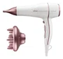 Ufesa Air Sonic Secador de Pelo Profesional 2200W con Motor AC, 2 Velocidades y 3 Temperaturas, Función Aire Frío, Incluye Concentrador y Difusor, Color Rosa y Blanco, Ref. 60306078