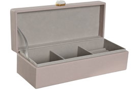 DKD Home Decor Joyero PU Rosa Palo