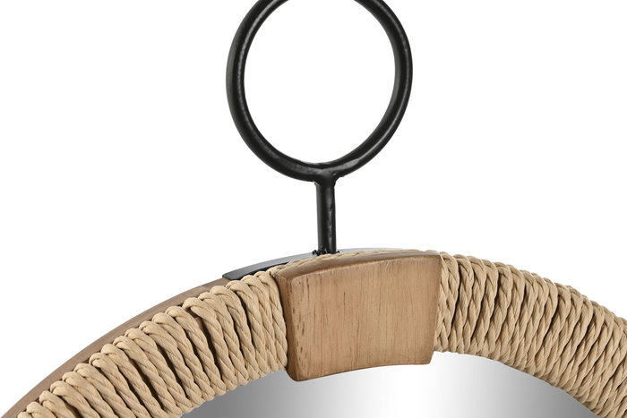Espejo Mediterraneo DKD Home Decor Natural 3.5 x 50 x 40 cm