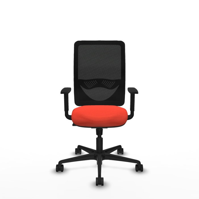 PIQUERAS Y CRESPO Silla de oficina Zulema con Mecanismo Sincro, Naranja oscuro y Negro PIQUERAS Y CRESPO Silla de oficina Zulema con Mecanismo Sincro, Naranja oscuro y Negro