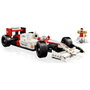 LEGO Icons McLaren MP4/4 y Ayrton Senna, Set de Maquetas de Coches