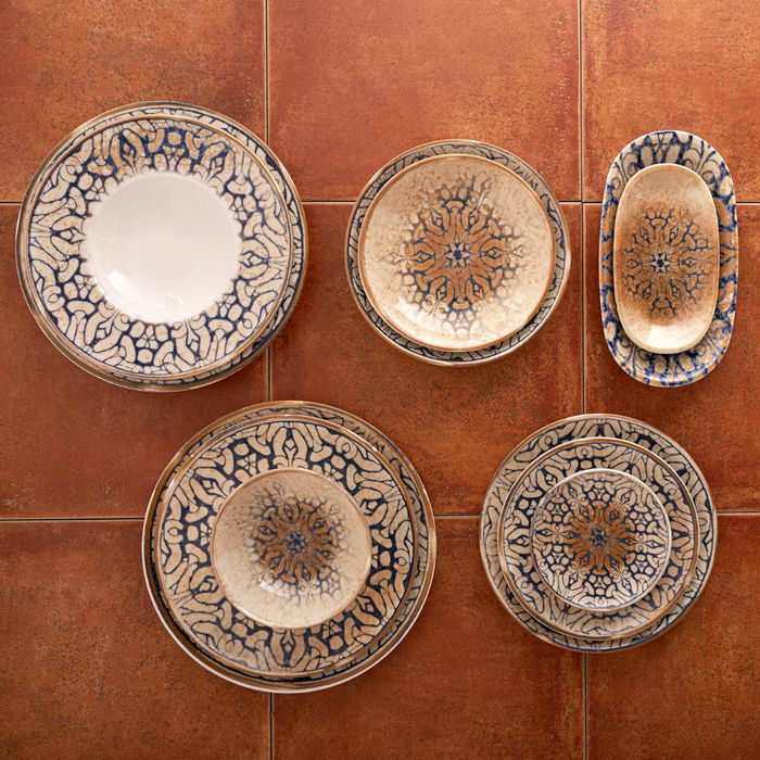 Bandeja Oval Porcelana Deneb Hydrozero Bidasoa 26x14,5 cm