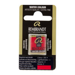Rembrandt Acuarela Pastilla Rojo Naftol Azulado 355
