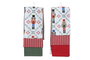DKD Home Decor Set de 3 Paños de Algodón Rojo, Verde y Beige