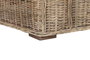DKD Home Decor Fibre outdoor 23 Sofá Natural Marrón Ratán 88 x 69 x 174 cm con Cojines Algodón Hecho a Mano