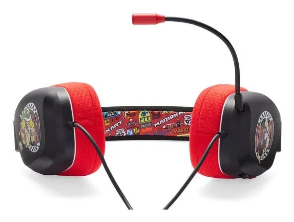 PowerA Auriculares Estéreo con Cable Mario Kart para Nintendo Switch, Negro y Rojo PowerA Auriculares Estéreo con Cable Mario Kart para Nintendo Switch, Negro y Rojo