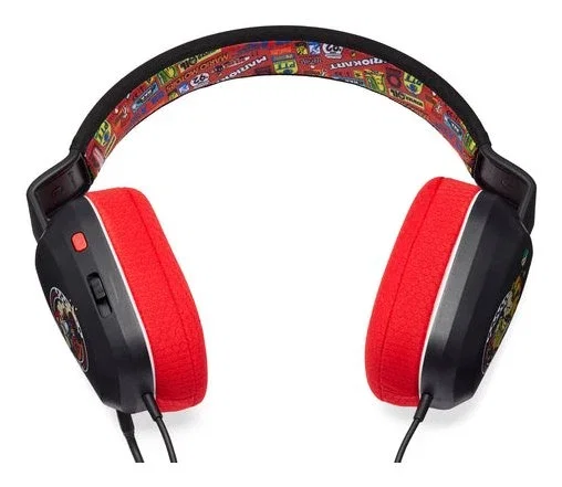 PowerA Auriculares Estéreo con Cable Mario Kart para Nintendo Switch, Negro y Rojo PowerA Auriculares Estéreo con Cable Mario Kart para Nintendo Switch, Negro y Rojo