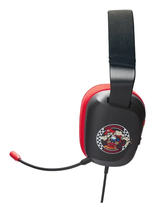 PowerA Auriculares Estéreo con Cable Mario Kart para Nintendo Switch, Negro y Rojo PowerA Auriculares Estéreo con Cable Mario Kart para Nintendo Switch, Negro y Rojo