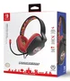PowerA Auriculares Estéreo con Cable Mario Kart para Nintendo Switch, Negro y Rojo