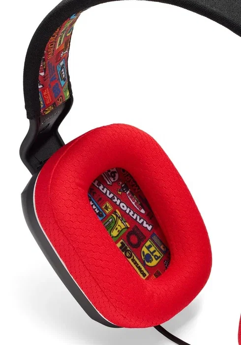 PowerA Auriculares Estéreo con Cable Mario Kart para Nintendo Switch, Negro y Rojo PowerA Auriculares Estéreo con Cable Mario Kart para Nintendo Switch, Negro y Rojo
