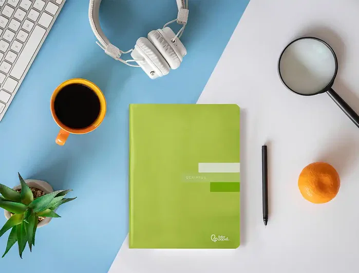 Liderpapel Scriptus A5 Plus Libreta Horizontal con Margen 48 Hojas
