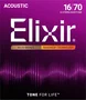 Elixir Juego Acústica Nanoweb 80/20 Bronze 8St Baritono 16-70